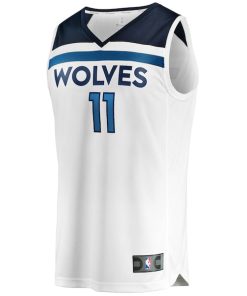 Alternative view of Naz Reid Minnesota Timberwolves  Youth Fast Break Replica Player Jersey - Association Edition - White