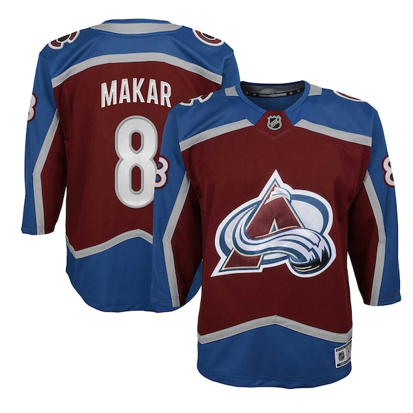 Cale Makar Colorado Avalanche Youth Home Premier?Player Jersey - Burgundy