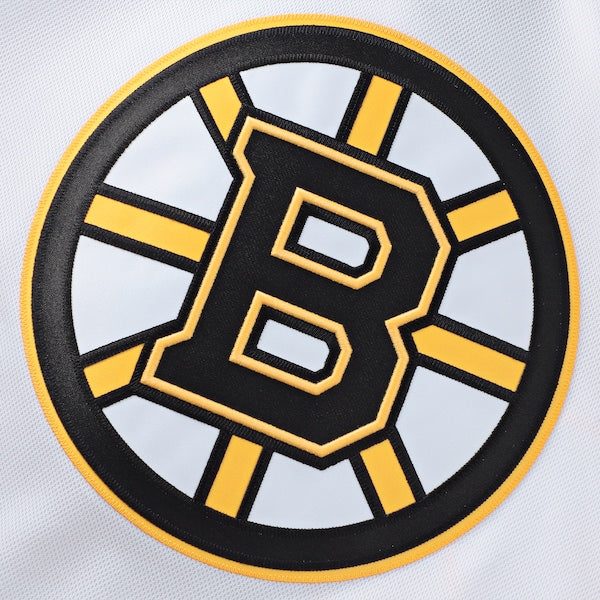 Boston Bruins Away Premium Custom Jersey - White/Black - Image 4