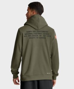 Alternative view of Tampa Bay Buccaneers Nike 2025 Salute to Service Sideline Standard Issue Dri-FIT Hoodie - Olive