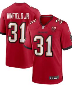 Antoine Winfield Jr. Tampa Bay Buccaneers Nike 50th Season Team Game Jersey - Red