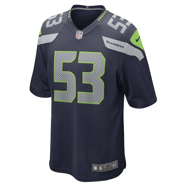 Boye Mafe Seattle Seahawks Nike Game Player Jersey - College Navy - Image 2