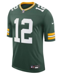 Alternative view of Aaron Rodgers Green Bay Packers Nike  Vapor Untouchable Limited Jersey - Green