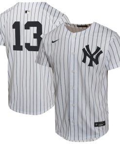 Jazz Chisholm Jr. New York Yankees Nike Youth Home Player Game Jersey - White