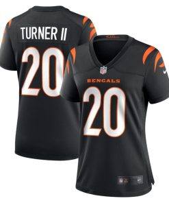 DJ Turner Cincinnati Bengals Nike Women's Team Game Jersey -  Black