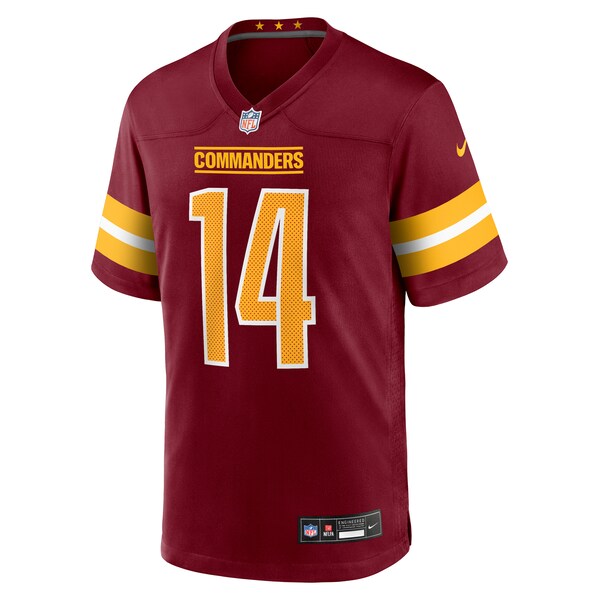 Josh Johnson Washington Commanders Nike Team Game Jersey - Burgundy - Image 2