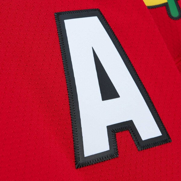 Chris Chelios Chicago Blackhawks Alternate Captain Patch 1991/92 Blue Line Player Jersey - Red - Image 5