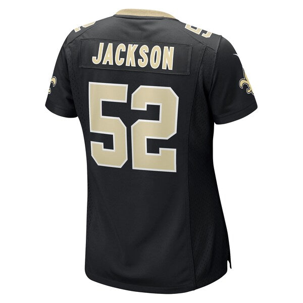 D'Marco Jackson New Orleans Saints Nike Women's Game Player Jersey - Black - Image 3