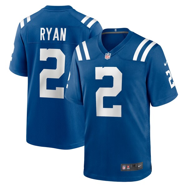 Matt Ryan Indianapolis Colts Nike Youth Game Jersey - Royal/White - Image 2