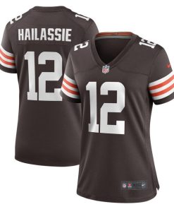 Kahlef Hailassie Cleveland Browns Nike Women's Team Game Jersey -  Brown