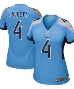 Tyler Lockett Tennessee Titans Nike Women's Team Game Jersey -  Light Blue