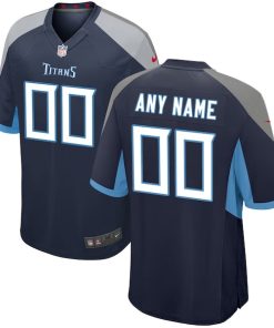 Tennessee Titans Nike Youth Custom Game Jersey - Navy