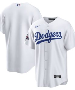 Los Angeles Dodgers Nike 2024 World Series Champions Home Replica Jersey - White