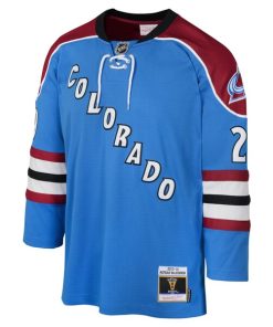 Alternative view of Nathan MacKinnon Colorado Avalanche Youth 2013 Blue Line Player Jersey - White