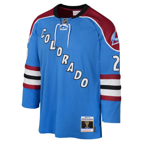Nathan MacKinnon Colorado Avalanche Youth 2013 Blue Line Player Jersey - White - Image 2
