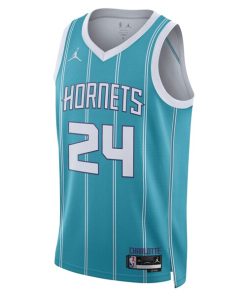 Alternative view of Brandon Miller Charlotte Hornets Nike Unisex NBA Draft Swingman Jersey - Icon Edition - Teal
