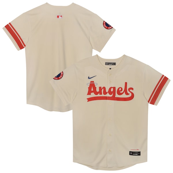 Los Angeles Angels Nike Preschool City Connect Jersey - Cream