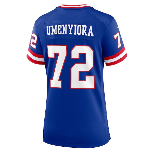 Osi Umenyiora New York Giants Nike Women's Classic Retired Player Game Jersey - Royal - Image 3