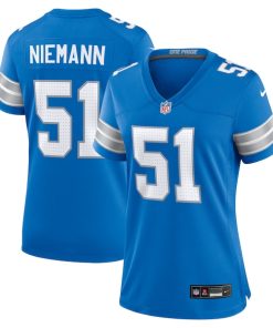 Ben Niemann Detroit Lions Nike Women's Team Game Jersey -  Blue