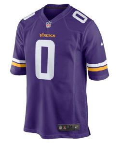 Alternative view of Marcus Davenport Minnesota Vikings Nike Team Game Jersey - Purple