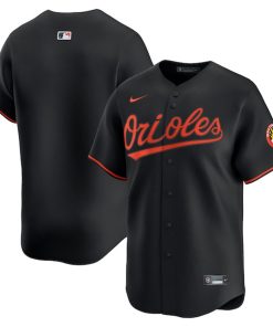 Baltimore Orioles Nike Alternate Limited Jersey - Black/White