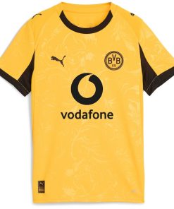 Alternative view of Borussia Dortmund Puma Youth 2025/26 Cup Replica Jersey - Yellow