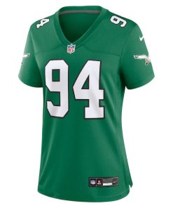 Alternative view of Josh Sweat Philadelphia Eagles Nike Women's Alternate Game Jersey - Kelly Green