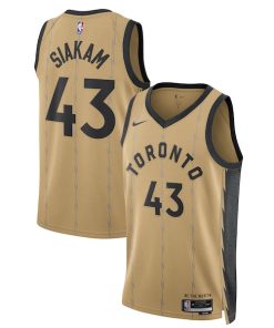 Pascal Siakam Toronto Raptors Nike Unisex 2023/24 Swingman Jersey - Gold - City Edition