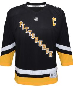 Alternative view of Sidney Crosby Pittsburgh Penguins Preschool 2021/22 Alternate Replica Player Jersey - Black