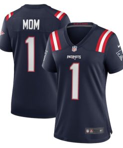 Number 1 Mom New England Patriots Nike Women's Game Jersey - Navy