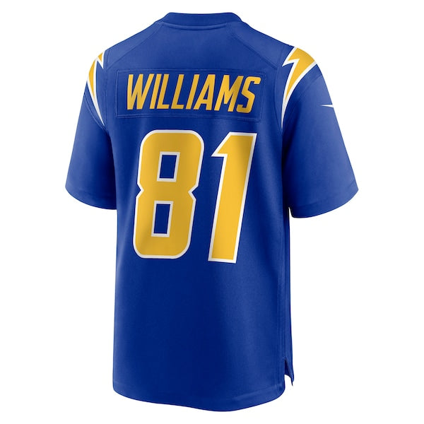 Mike Williams Los Angeles Chargers Nike Game Jersey - Royal/Blue/Navy/White - Image 8