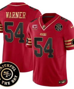 Fred Warner San Francisco 49ers #54 Faithful To The Bay  Vapor Limited Jersey - Red