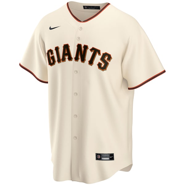San Francisco Giants Nike Youth Home Replica Custom Jersey - Cream - Image 2