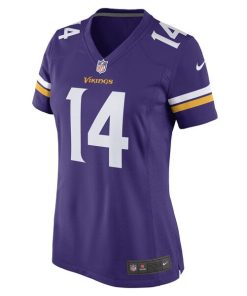 Alternative view of Ryan Wright Minnesota Vikings Nike Women's Game Player Jersey - Purple