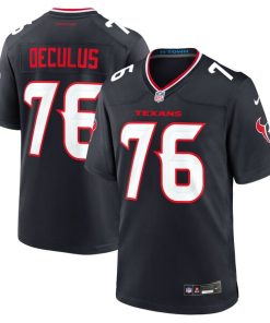 Austin Deculus Houston Texans Nike Team Game Jersey -  Navy
