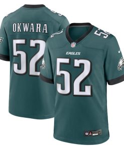 Julian Okwara Philadelphia Eagles Nike Game Jersey - Midnight Green