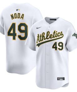 Ryan Noda Oakland Athletics Nike Home Limited Player Jersey - White