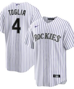 Michael Toglia Colorado Rockies Nike Home Replica Jersey - White