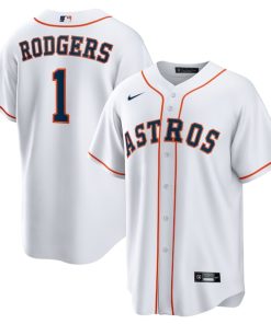 Brendan Rodgers Houston Astros Nike Home Replica Jersey - White