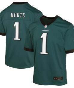 Jalen Hurts Philadelphia Eagles Nike Youth Game Jersey - Midnight Green