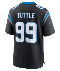 Alternative view of Shy Tuttle Carolina Panthers Nike  Game Jersey -  Black