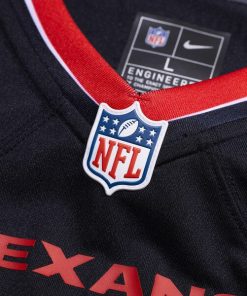 Alternative view of Jayden Peevy Houston Texans Nike Team Game Jersey -  Navy