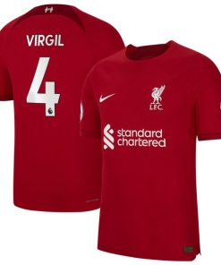 Virgil Van Dijk Liverpool Nike 2022/23 Home Authentic Player Jersey - Red