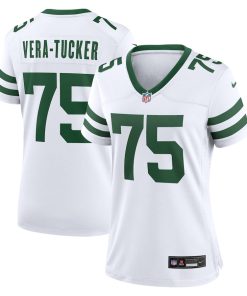 Alijah Vera-Tucker New York Jets Nike Women's Legacy Player Game Jersey - White