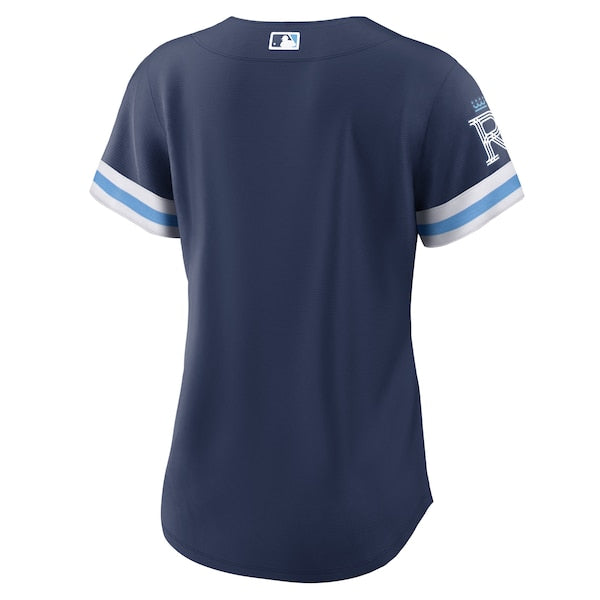 Kansas City Royals Nike Women's 2022 City Connect Replica Jersey - Navy - Image 3