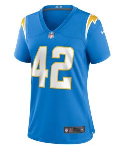 Alternative view of Elijah Dotson Los Angeles Chargers Nike Women's Team Game Jersey -  Powder Blue