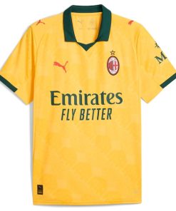 Alternative view of AC Milan Puma 2025/26 Third Replica Jersey - Yellow