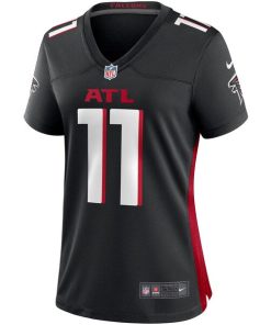 Alternative view of Women's Atlanta Falcons Julio Jones Nike Black Game Jersey
