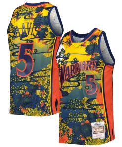 Baron Davis Golden State Warriors Hardwood Classics Lunar New Year Swingman Jersey - Blue