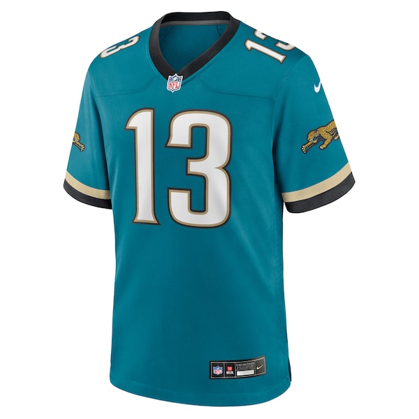 Christian Kirk Jacksonville Jaguars Nike Prowler Throwback Player Game Jersey - Teal - Image 2